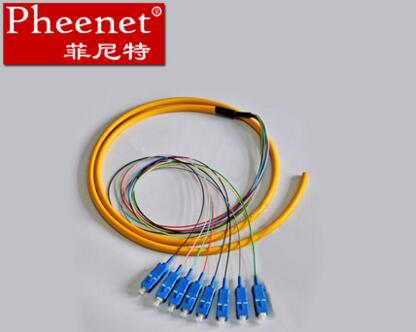 SC 8芯1.5米单模束状尾纤光缆跳线电信级可定做