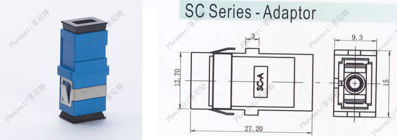 菲尼特SC无耳单多模光纤法兰盘产品图片