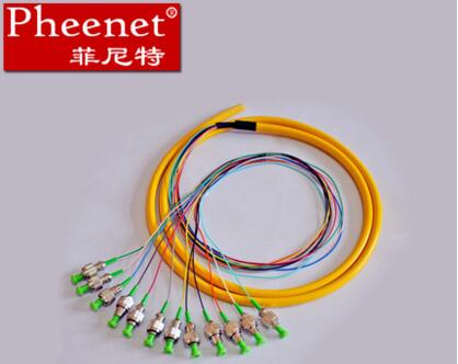 FC/APC 12芯1.5米单模束状尾纤 电信级尾纤