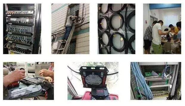 智能化安防工程综合布线光纤线路故障
